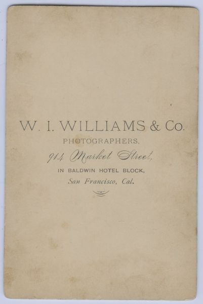 1887 WI Williams & Co Cabinets